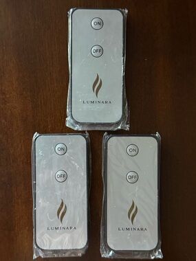 (3) LUMINARA Candle Remotes